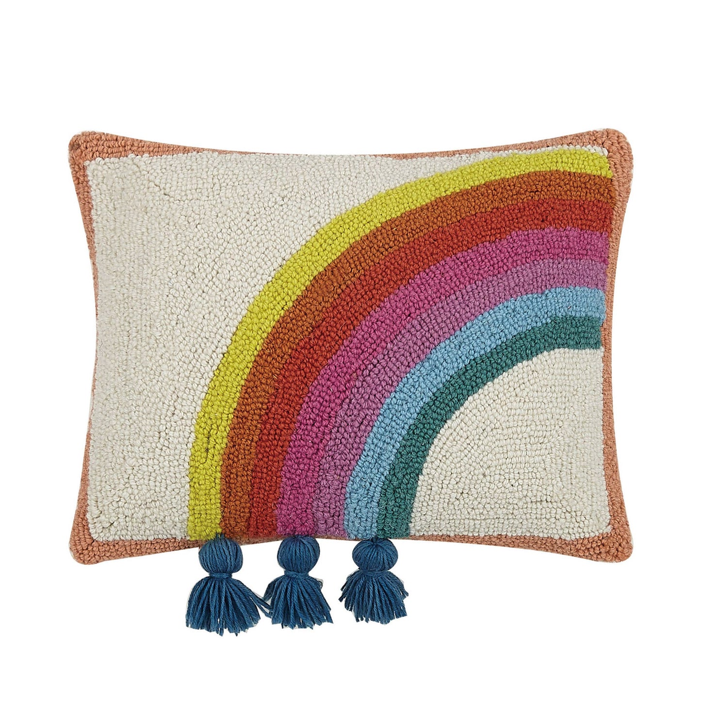 Rainbow Hook Pillow by Justina Blakeney