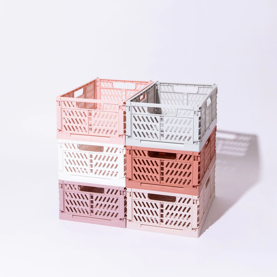 Collapsible Color Storage Crate