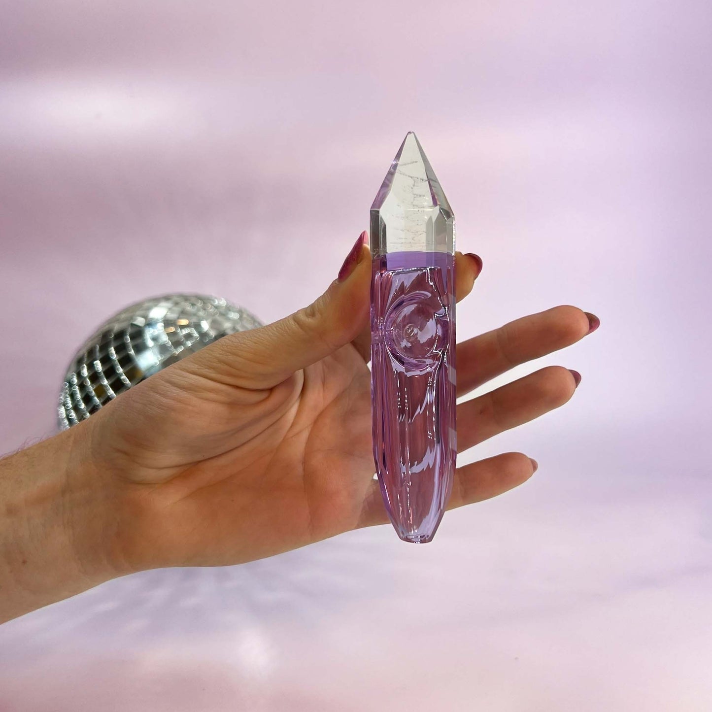 Purple Crystal Pipe