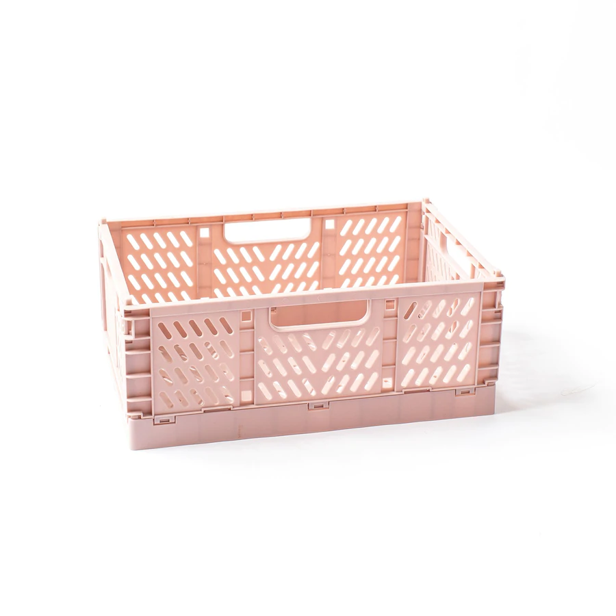 Collapsible Color Storage Crate