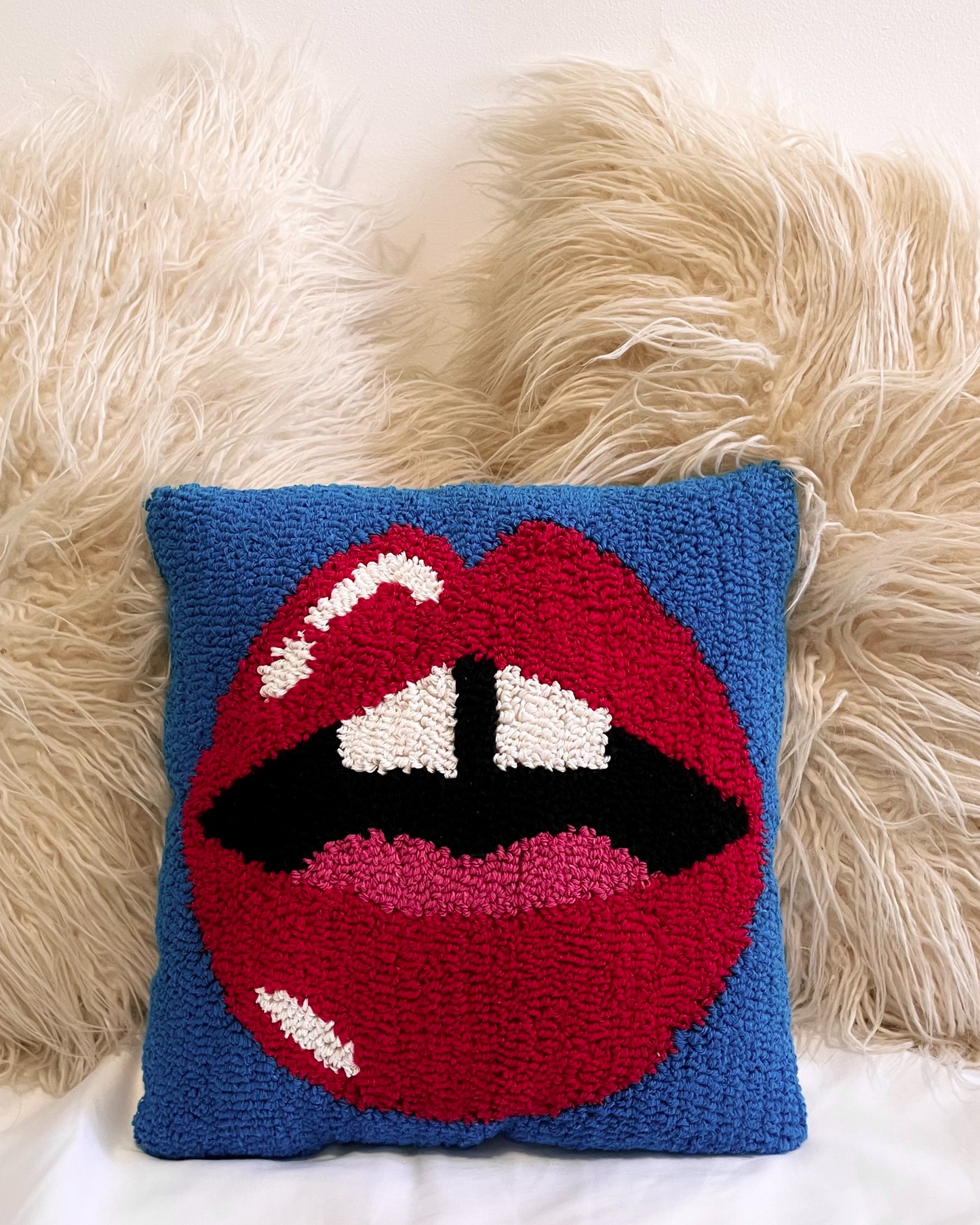 Tufted Mouth Pillow